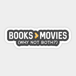 Books & Movies Sticker